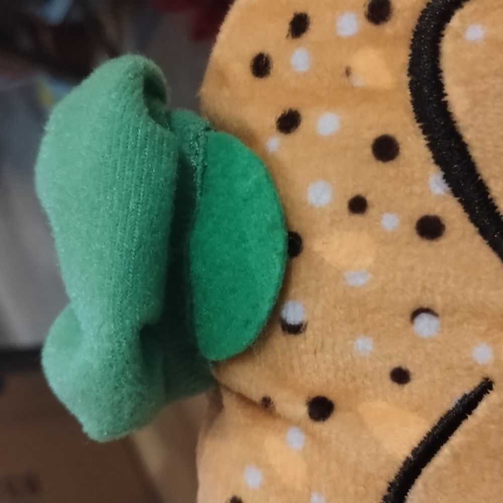 Five below fancy french bread Bagel with mustache plush - Picture 6 of 13